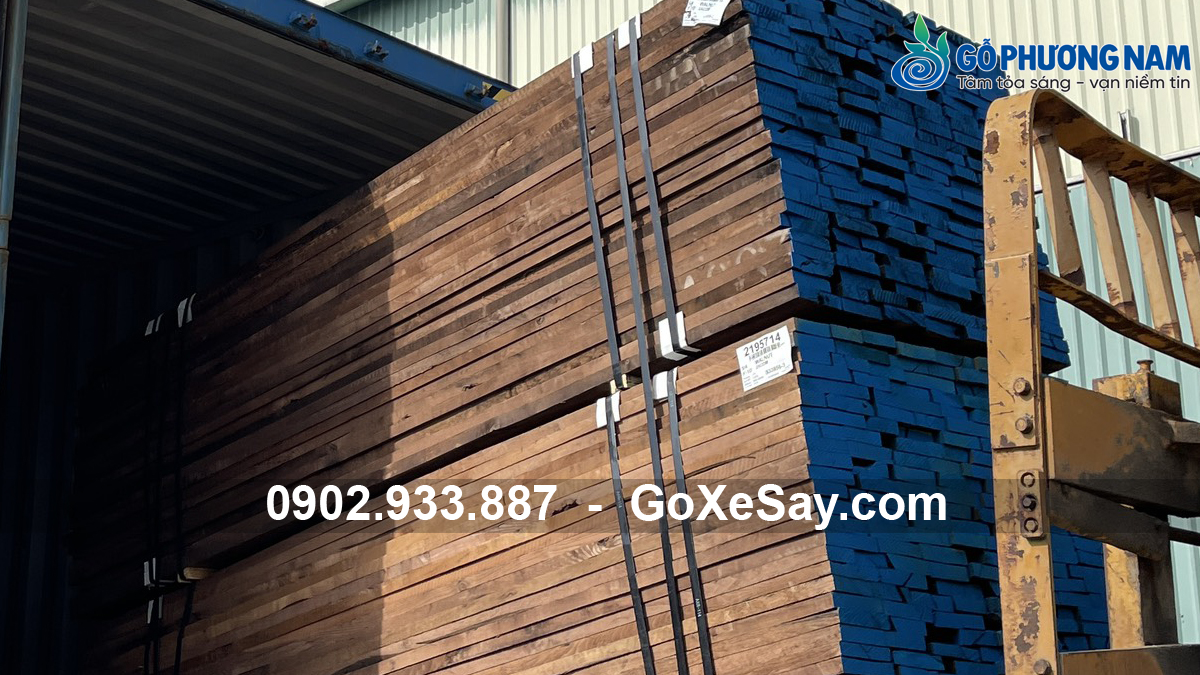 Bán gỗ óc chó xẻ sấy tại TPHCM