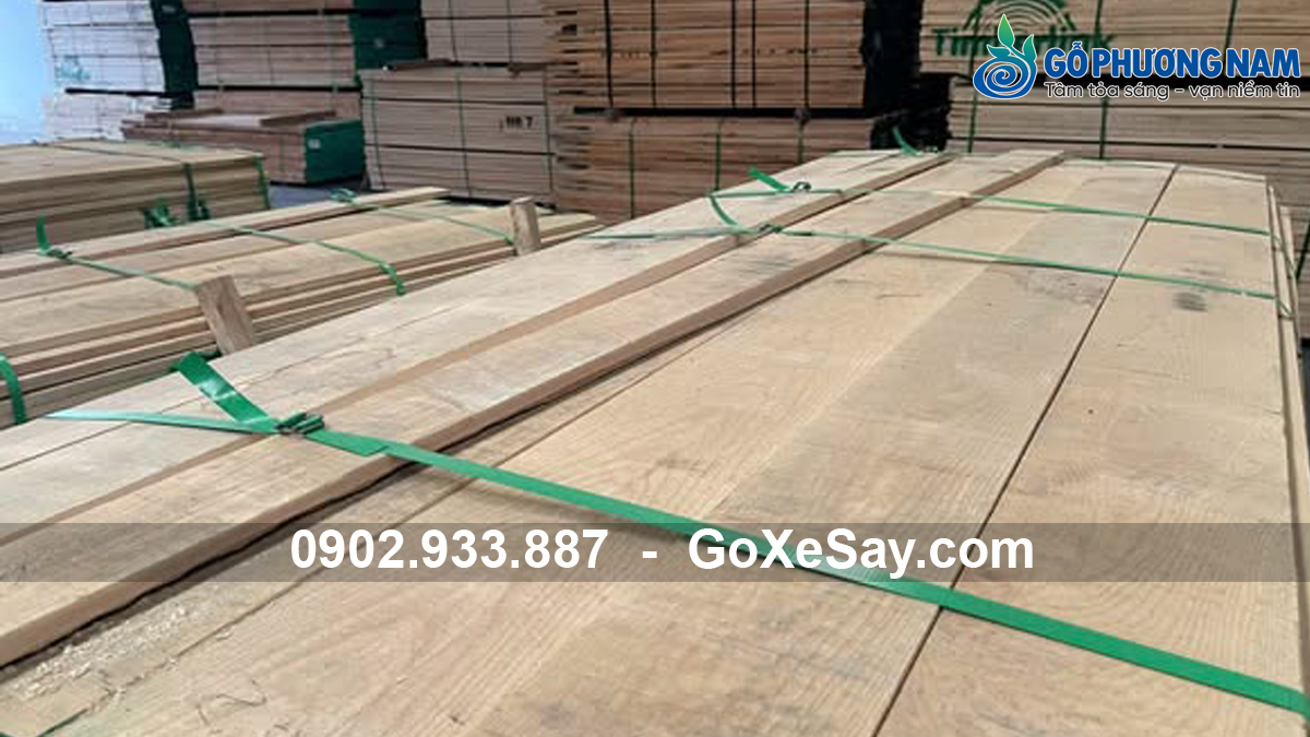Gỗ tần bì xẻ sấy nhập khẩu