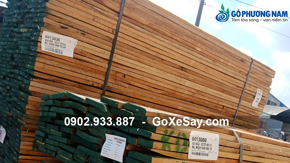Kho gỗ sồi Mỹ nhập khẩu giá sỉ