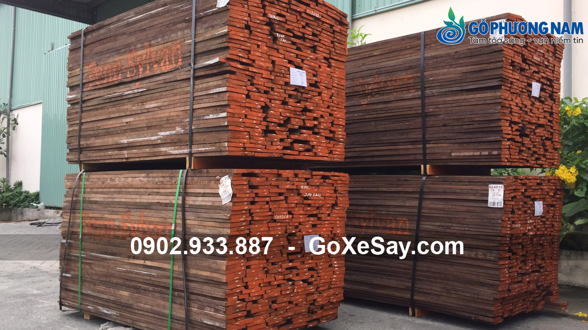 Gỗ óc chó Mỹ cho xưởng nội thất