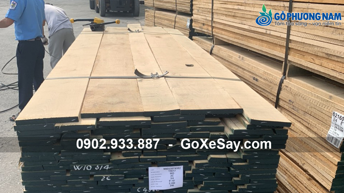 Gỗ sồi Mỹ bao nhiêu tiền một khối trong năm nay