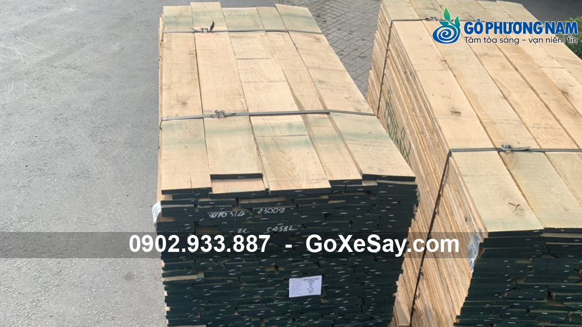 Gỗ sồi xẻ sấy nhập khẩu uy tín