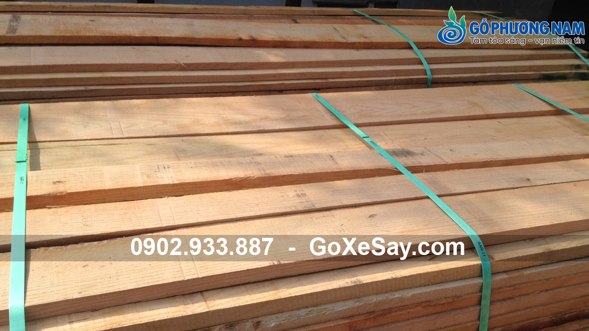 Gỗ sồi đỏ nguyên kiện giá sỉ Bình Dương