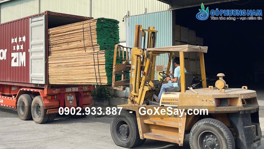 Gỗ sồi trắng Mỹ xẻ sấy nguyên kiện