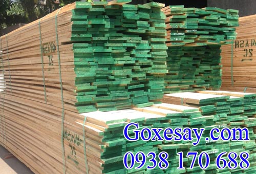 Kiện gỗ ash xẻ sấy