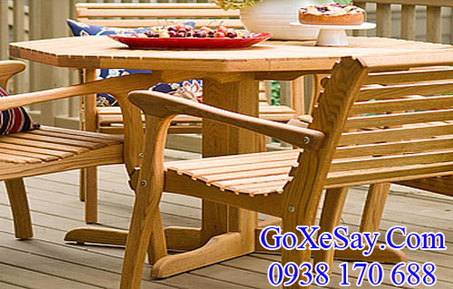 gỗ sồi (gỗ oak) Mỹ làm bàn ghế