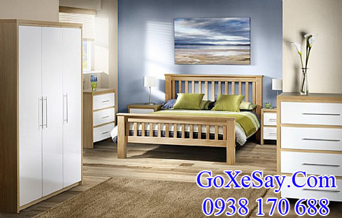 gỗ sồi trắng (gỗ white oak) làm nội thất phòng ngũ