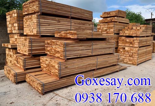 Gỗ teak xẻ thanh nhập khẩu