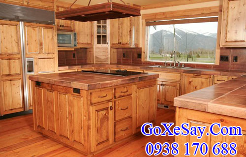 gỗ thông làm nội thất cabinets