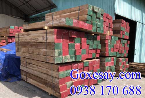 Gỗ teak (giá tỵ) nguyên liệu xẻ hộp