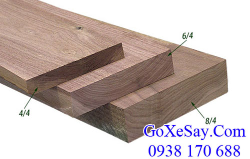 kích thước gỗ óc chó (walnut) Mỹ nhập khẩu