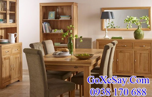 nội thất gỗ sồi (gỗ oak) cho bạn bữa ăn ngon